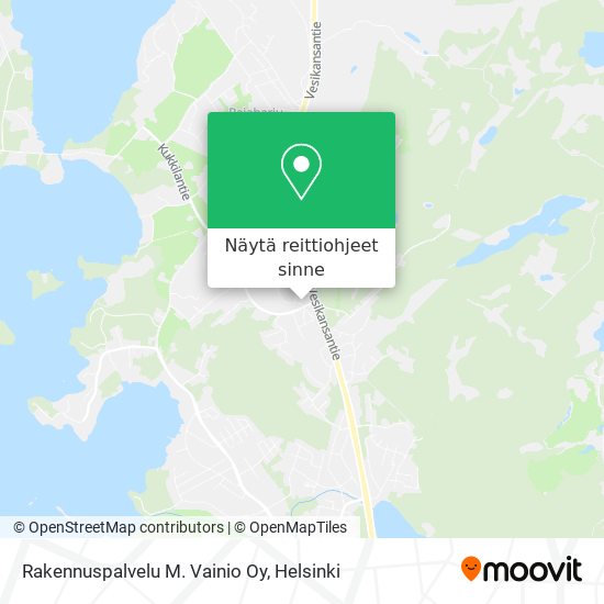 Rakennuspalvelu M. Vainio Oy kartta