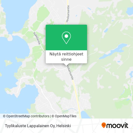 Tyylikaluste Lappalainen Oy kartta