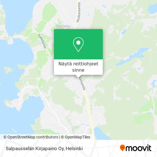 Salpausselän Kirjapaino Oy kartta