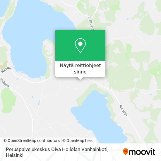 Peruspalvelukeskus Oiva Hollolan Vanhainkoti kartta