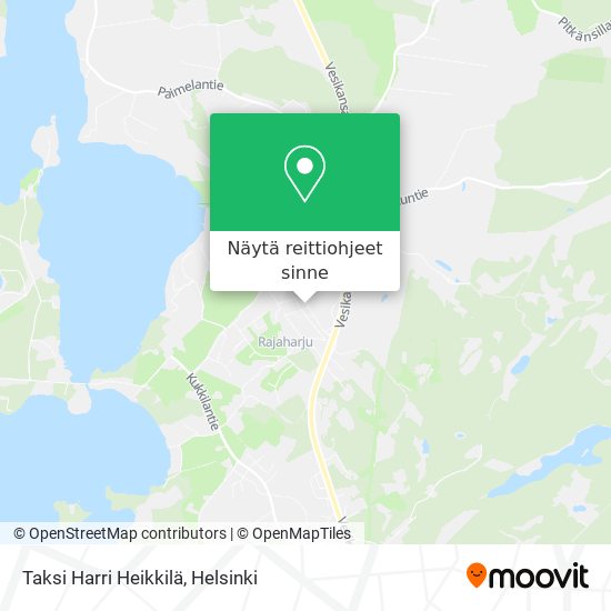 Taksi Harri Heikkilä kartta