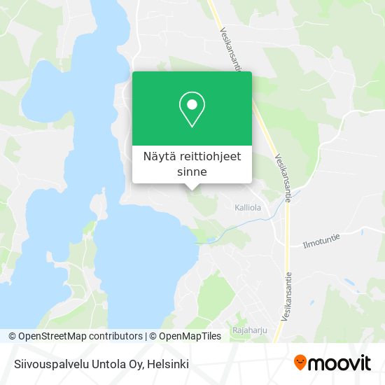 Siivouspalvelu Untola Oy kartta