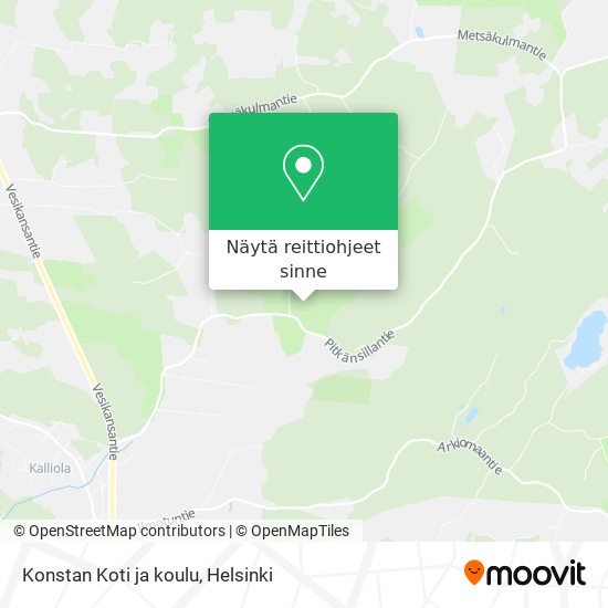 Konstan Koti ja koulu kartta