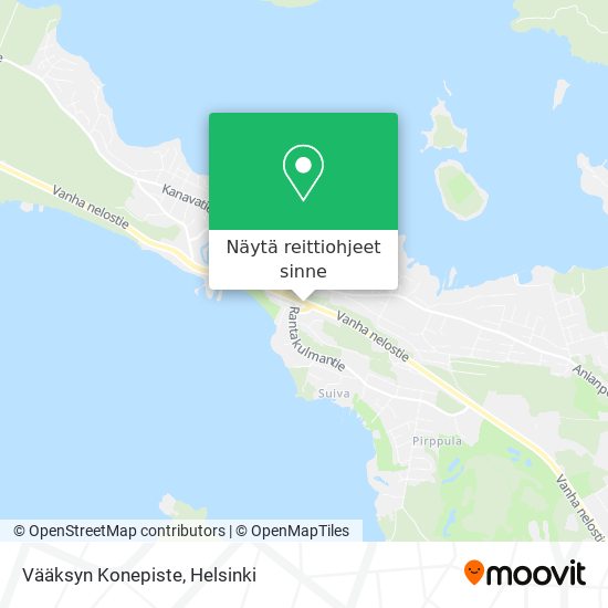Vääksyn Konepiste kartta