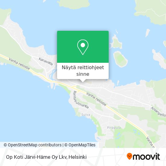 Op Koti Järvi-Häme Oy Lkv kartta