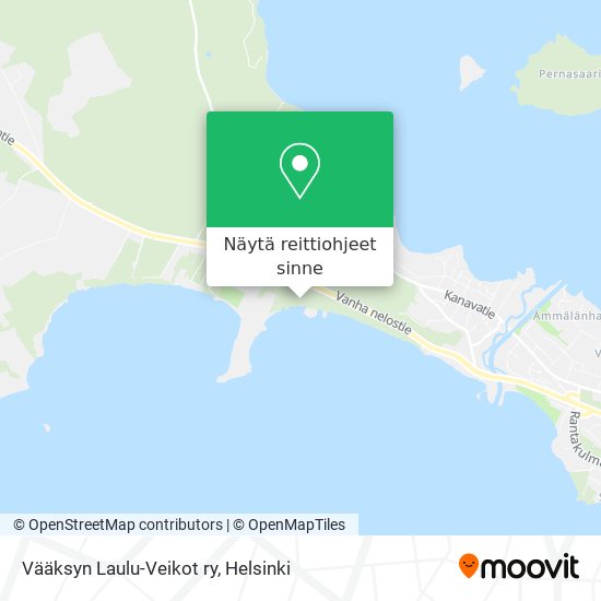 Vääksyn Laulu-Veikot ry kartta