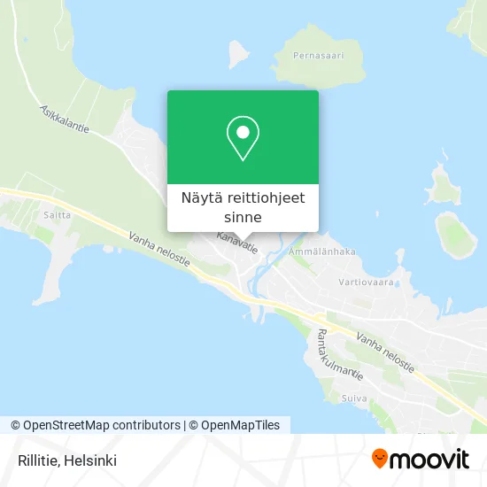Rillitie kartta