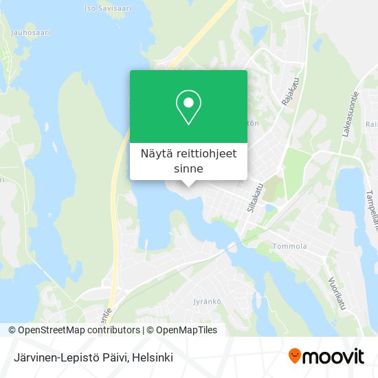 Järvinen-Lepistö Päivi kartta