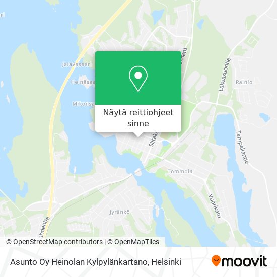 Asunto Oy Heinolan Kylpylänkartano kartta