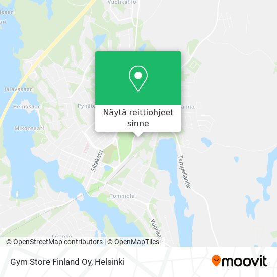 Gym Store Finland Oy kartta