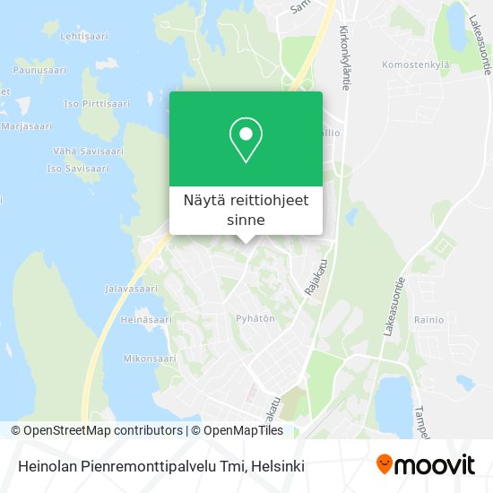 Heinolan Pienremonttipalvelu Tmi kartta