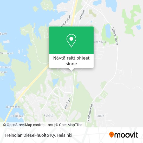 Heinolan Diesel-huolto Ky kartta