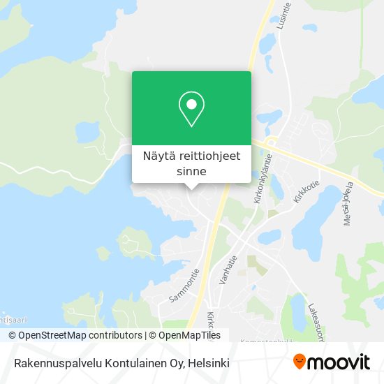 Rakennuspalvelu Kontulainen Oy kartta