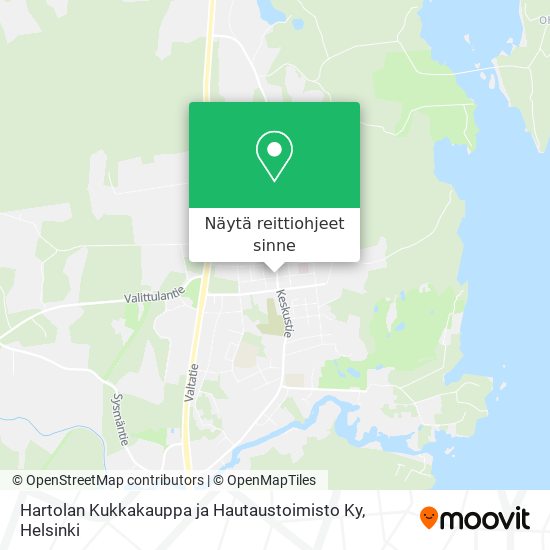 Hartolan Kukkakauppa ja Hautaustoimisto Ky kartta