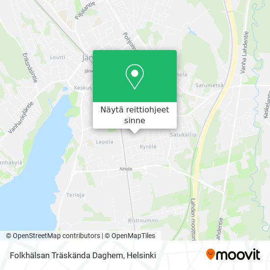 Folkhälsan Träskända Daghem kartta