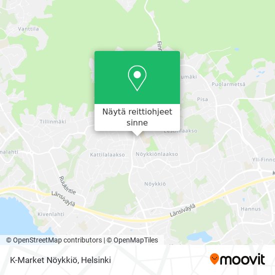 K-Market Nöykkiö kartta