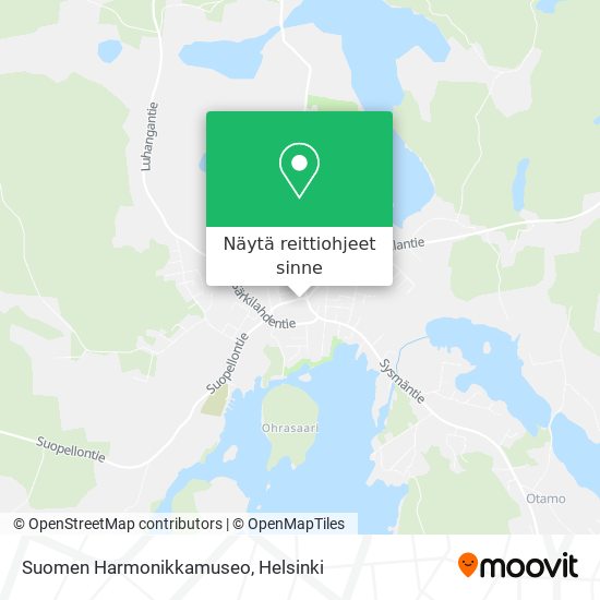 Suomen Harmonikkamuseo kartta
