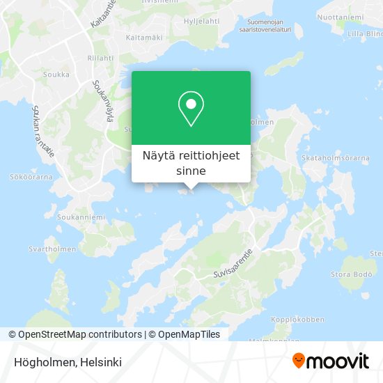 Högholmen kartta
