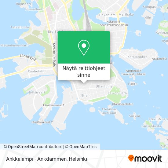 Ankkalampi - Ankdammen kartta