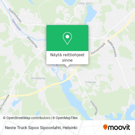 Neste Truck Sipoo Sipoonlahti kartta