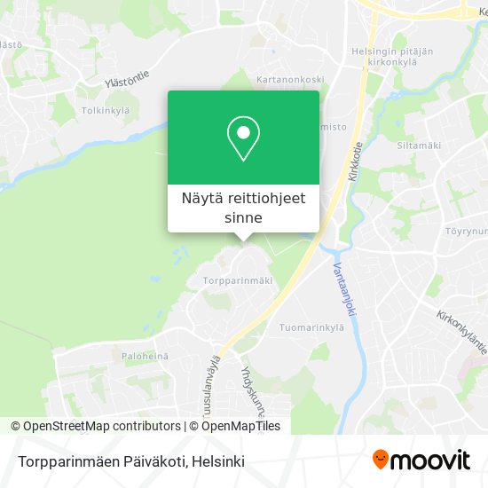 Torpparinmäen Päiväkoti kartta