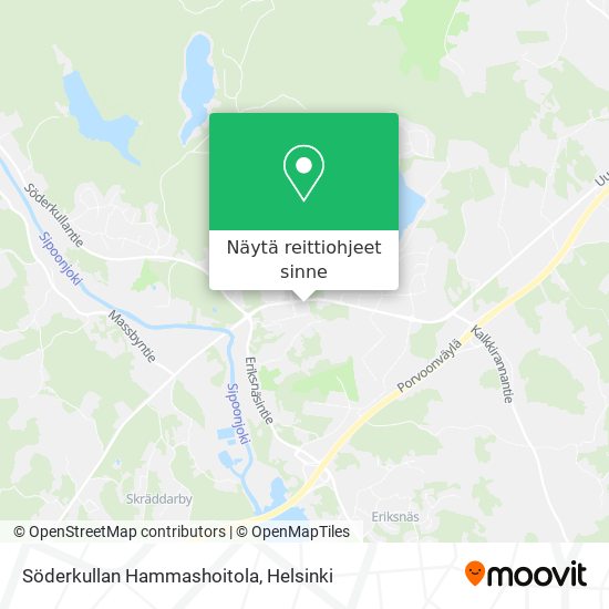 Söderkullan Hammashoitola kartta