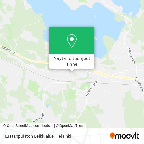 Erstanpuiston Leikkialue kartta