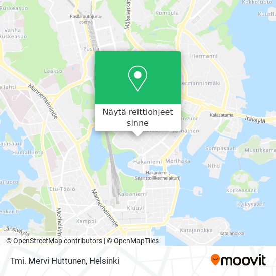 Tmi. Mervi Huttunen kartta