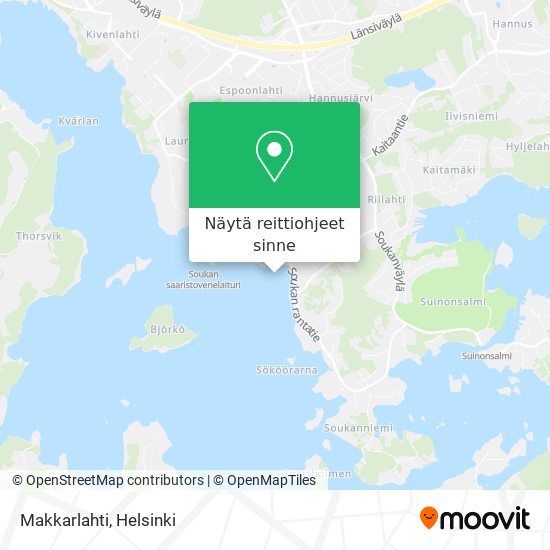 Makkarlahti kartta