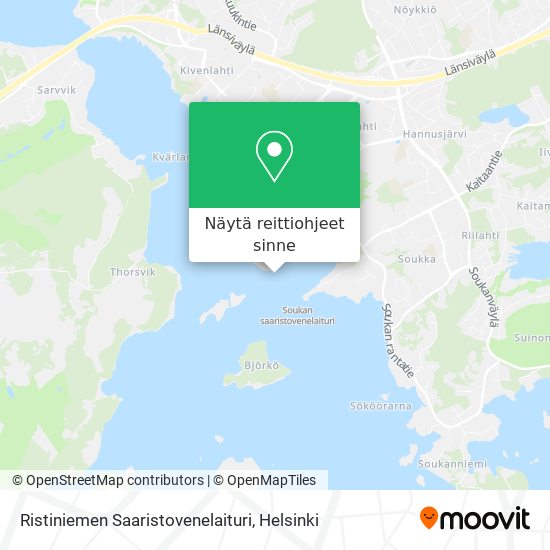 Ristiniemen Saaristovenelaituri kartta