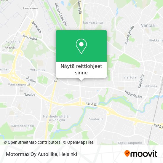 Motormax Oy Autoliike kartta