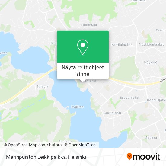 Marinpuiston Leikkipaikka kartta