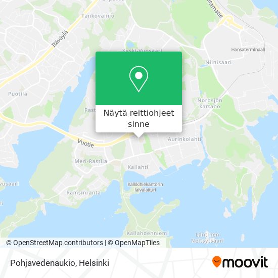 Pohjavedenaukio kartta