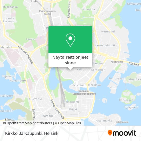 Kirkko Ja Kaupunki kartta