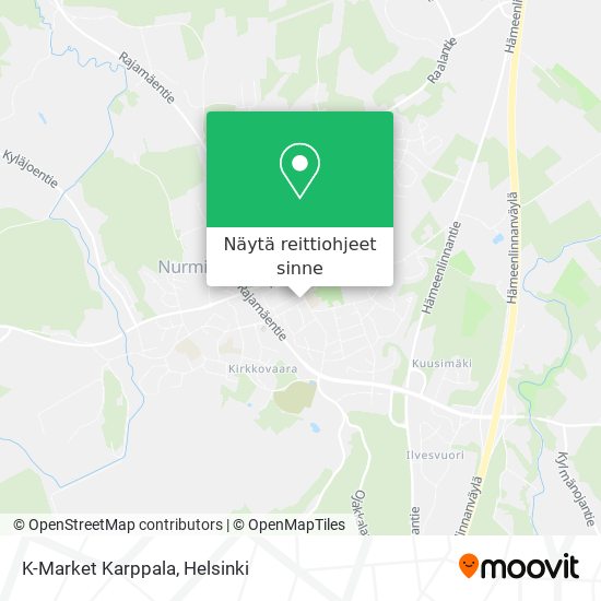 K-Market Karppala kartta