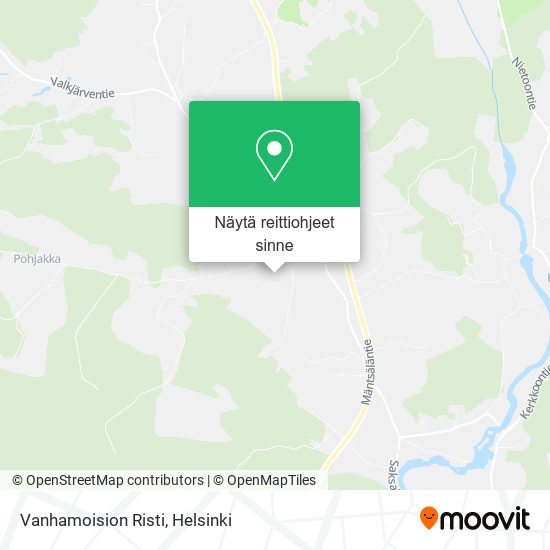 Vanhamoision Risti kartta