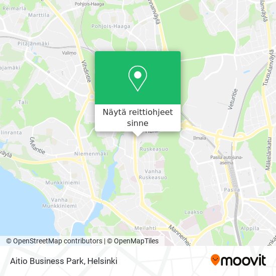 Aitio Business Park kartta