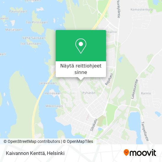 Kaivannon Kenttä kartta