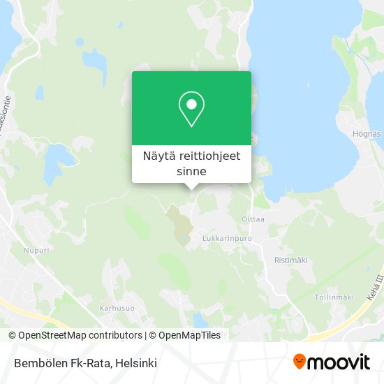 Bembölen Fk-Rata kartta