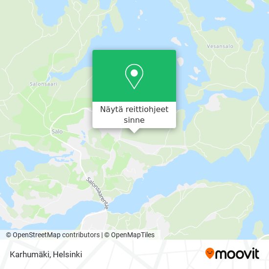 Karhumäki kartta