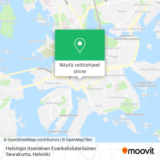 Helsingin Itsenäinen Evankelisluterilainen Seurakunta kartta