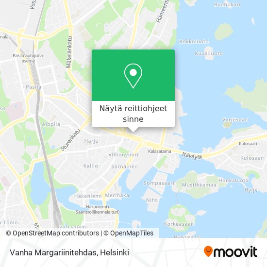 Vanha Margariinitehdas kartta