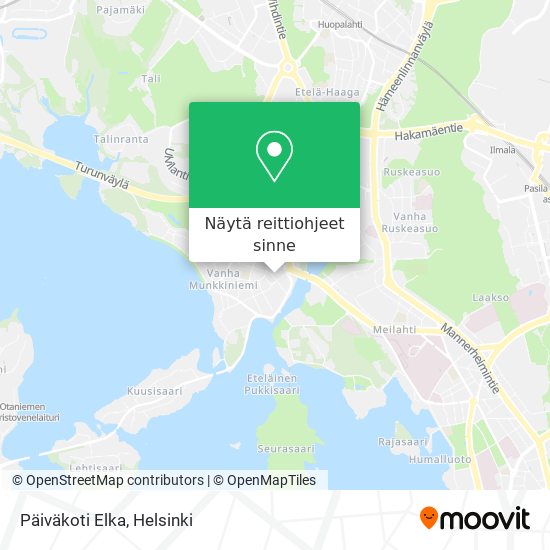Päiväkoti Elka kartta