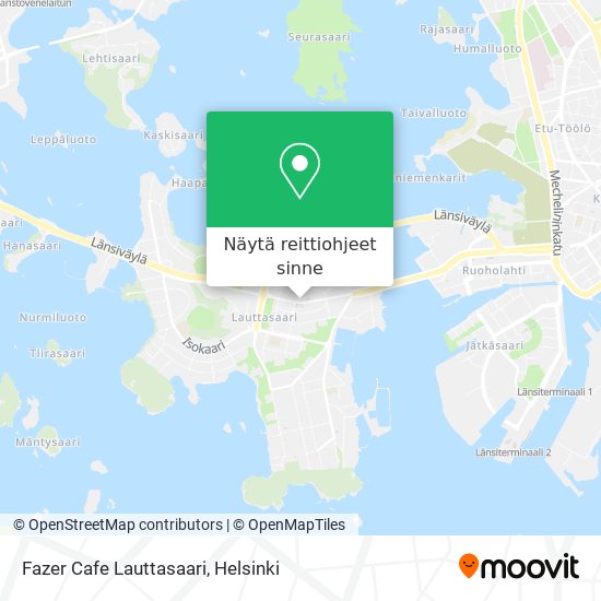 Fazer Cafe Lauttasaari kartta