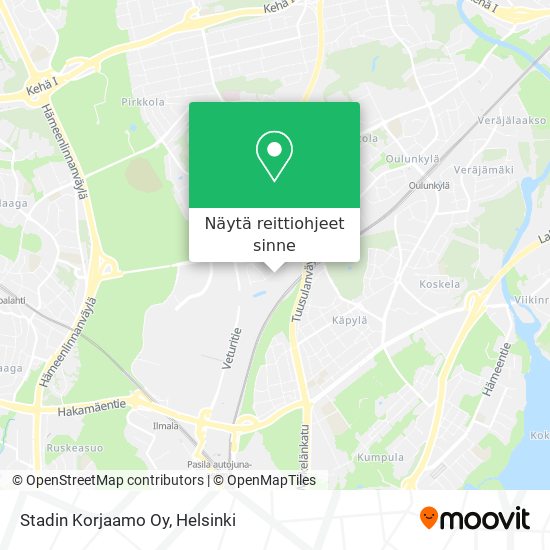 Stadin Korjaamo Oy kartta