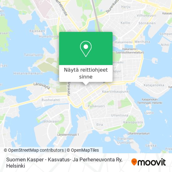 Suomen Kasper - Kasvatus- Ja Perheneuvonta Ry kartta