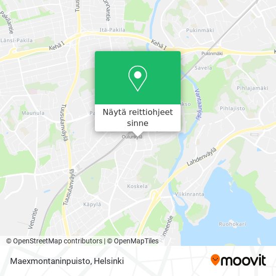 Maexmontaninpuisto kartta