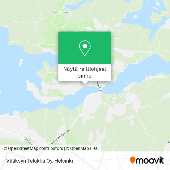 Vääksyn Telakka Oy kartta
