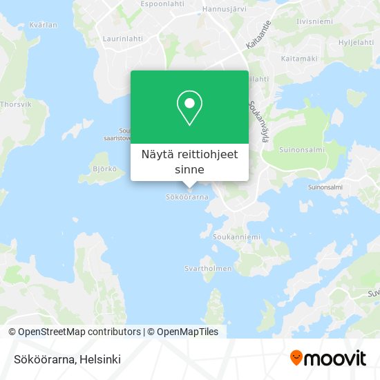 Sököörarna kartta