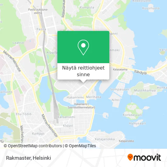 Rakmaster kartta